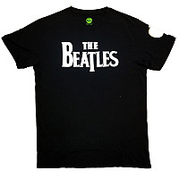 The Beatles t-shirt, Drop T Logo Applique Black, men´s