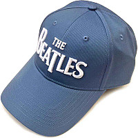 The Beatles snapback, White Drop T Logo Hi-Build Embroidery Demin Blue
