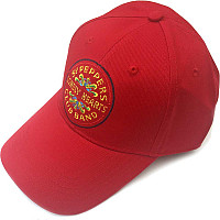 The Beatles snapback, Sgt Pepper Drum Red Baseball, unisex