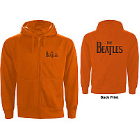 The Beatles mikina, Drop T Logo With Back Print Orange, men´s