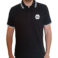 The Beatles t-shirt, Drum logo Polo Black, men´s