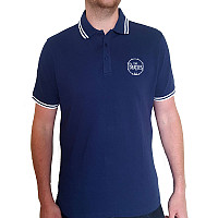 The Beatles t-shirt, Drum logo Polo Navy, men´s