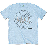 The Beatles t-shirt, Abbey Road Songs Swirl Light Blue, men´s