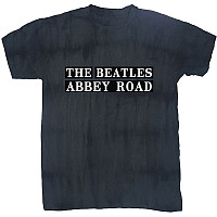 The Beatles t-shirt, Abbey Road Sign Dip-Dye Black, men´s