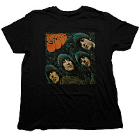 The Beatles t-shirt, Rubber Soul Album Cover Black, men´s