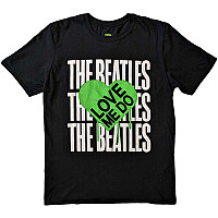 The Beatles t-shirt, Love Me Do Graffiti Heart Black, men´s