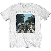 The Beatles t-shirt, Abbey Road & Logo White, men´s