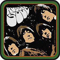 The Beatles tkaná nažehlovačka PES 100x100 mm, Rubber Soul Album 2