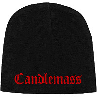 Candlemass winter beanie cap, Logo Black