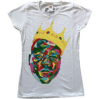Notorious B.I.G. t-shirt, Crown White, ladies