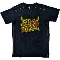 Billie Eilish t-shirt, Graffiti Snow Wash Black, men´s