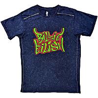 Billie Eilish t-shirt, Graffiti Snow Wash Navy Blue, men´s