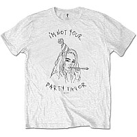 Billie Eilish t-shirt, Party Favour White, men´s