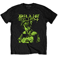 Billie Eilish t-shirt, Illustration Black, men´s