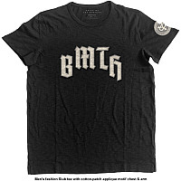 Bring Me The Horizon t-shirt, Crooked Young Applique Motifs Black, men´s
