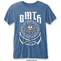 Bring Me The Horizon t-shirt, Crooked Young Burn Out Blue, men´s