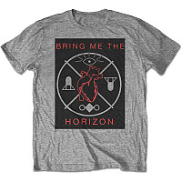 Bring Me The Horizon t-shirt, Heart & Symbols Grey, men´s