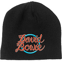 David Bowie winter beanie cap, 1978 World Tour Logo
