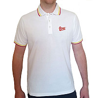 David Bowie t-shirt, Flash logo Polo White, men´s