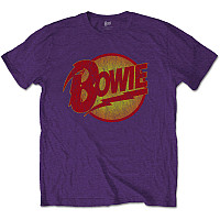 David Bowie t-shirt, Vintage Diamond Dogs Logo Purple, men´s
