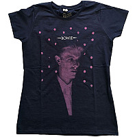 David Bowie t-shirt, Dots Girly Navy, ladies