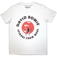 David Bowie t-shirt, Spiders From Mars White, men´s