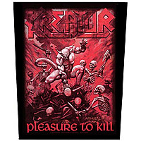 Kreator back patch 30x27x36 cm, Pleasure To Kill