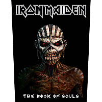 Iron Maiden back patch 30x27x36 cm, The Book Of Souls, unisex