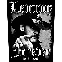 Motorhead back patch CO+PES 30x27x36 cm, Forever Black