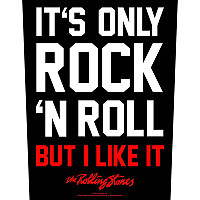 Rolling Stones back patch 30x27x36 cm, It's Only Rock N' Roll