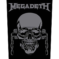 Megadeth back patch CO+PES 30x27x36 cm, Vic Rattlehead