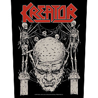 Kreator back patch 30x27x36 cm, Skull & Skeletons