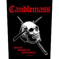 Candlemass back patch 30x27x36 cm, Epicus Doomicus Metallicus