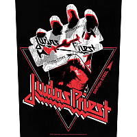 Judas Priest back patch 30x27x36 cm, British Steel Vintage