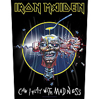 Iron Maiden back patch 30x27x36 cm, Can I Play With Madness, unisex