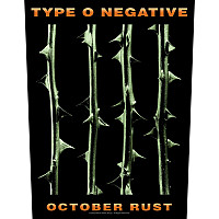 Type O Negative back patch 30x27x36 cm, October Rust