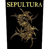 Sepultura back patch CO+PES 30x27x36 cm, Discography Black
