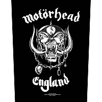 Motorhead back patch 30x27x36 cm, England Black