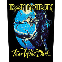 Iron Maiden back patch 30x27x36 cm, Fear of the Dark, unisex