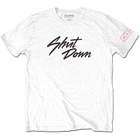 BlackPink t-shirt, Shut Down Sleeve Print White, men´s