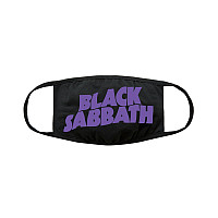 Black Sabbath bavlněná face mask na ústa, Wavy Logo