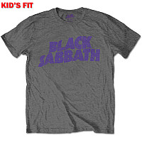 Black Sabbath t-shirt, Wavy Logo Dark Grey, kids