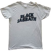 Black Sabbath t-shirt, Black Wavy Logo Grey, men´s