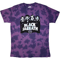 Black Sabbath t-shirt, Band & Logo Wash Collection Purple, men´s