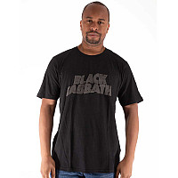 Black Sabbath t-shirt, Wavy Logo Hi-Build Black, men´s