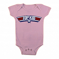 Top Gun baby body t-shirt, Top Kid Body Pink, kids