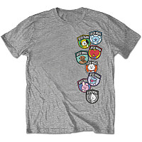 BT21 t-shirt, Badges Grey, men´s