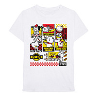 BT21 t-shirt, Bite Fast Food White, men´s