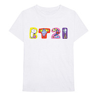 BT21 t-shirt, Doodle Letters White, men´s