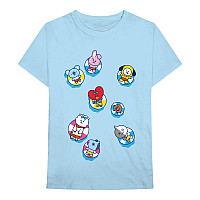 BT21 t-shirt, Bon Voyage Blue, men´s